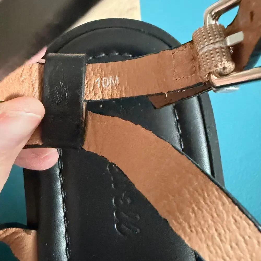 Madewell 10 Double Strap Vachetta Leather Sandal - Picture 4 of 7